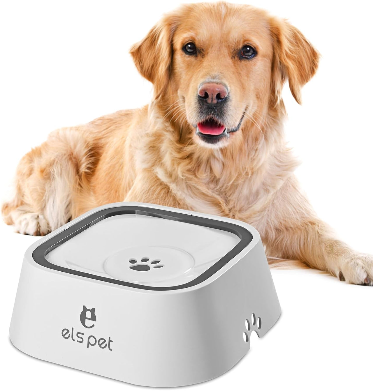 Mess-Free Slow Water Feeder Bowl for Pets | Anti-Spill Design for Safer Hydration